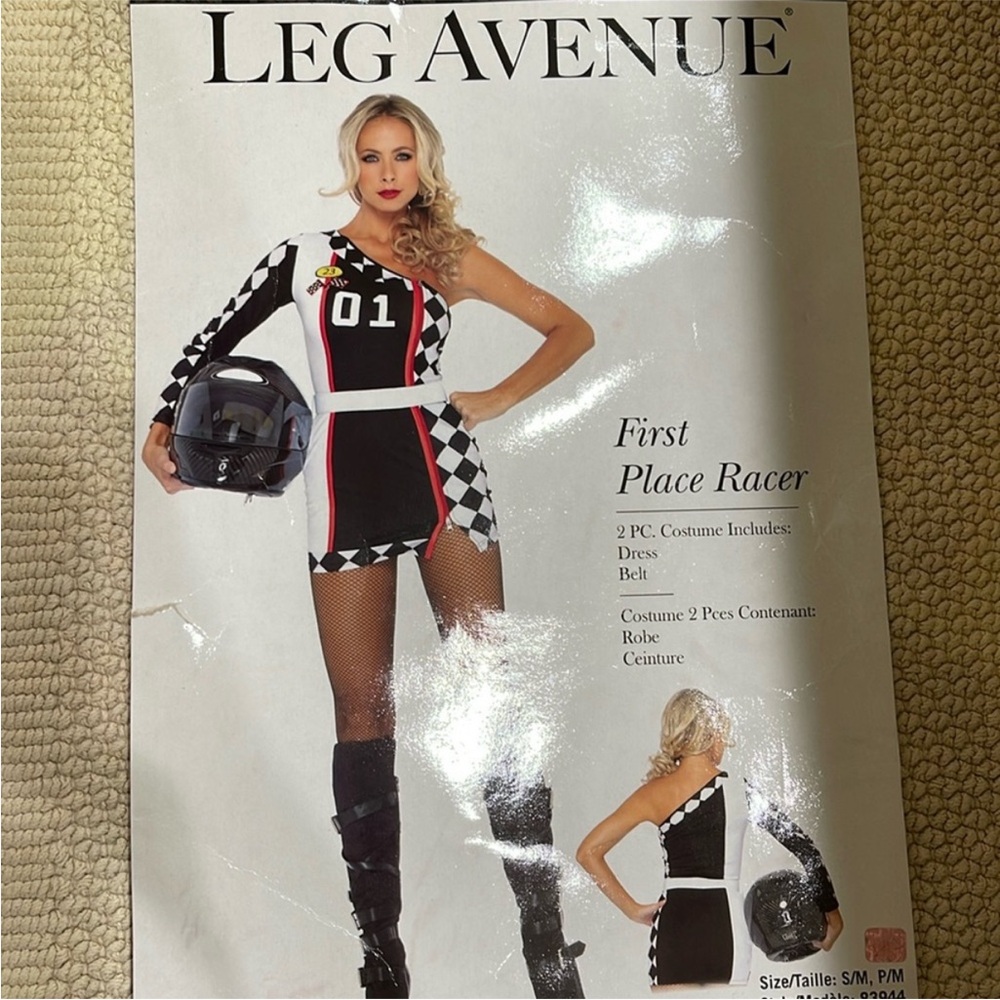 Leg Avenue Black and White Costume